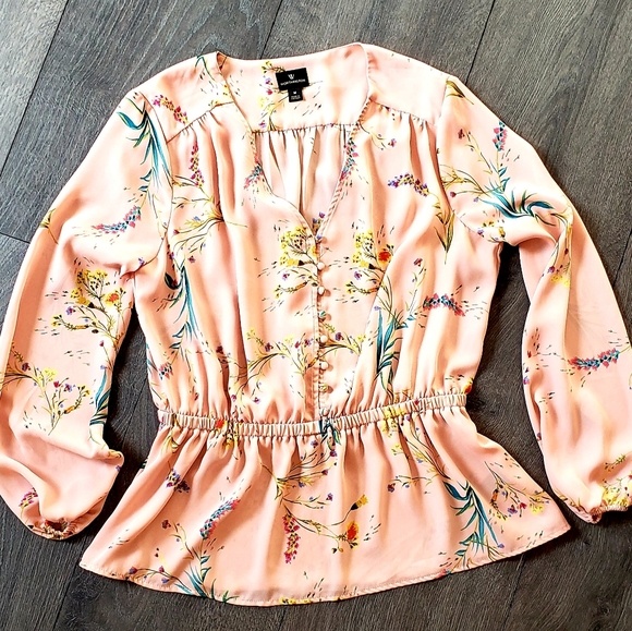 Floral long sleeve blouse - Picture 1 of 4